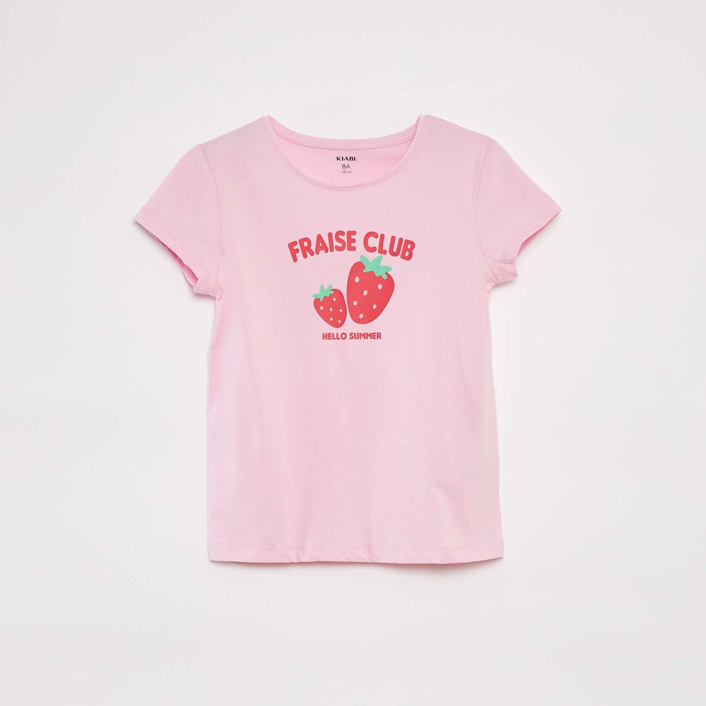 Camiseta de manga corta estampada ROSA