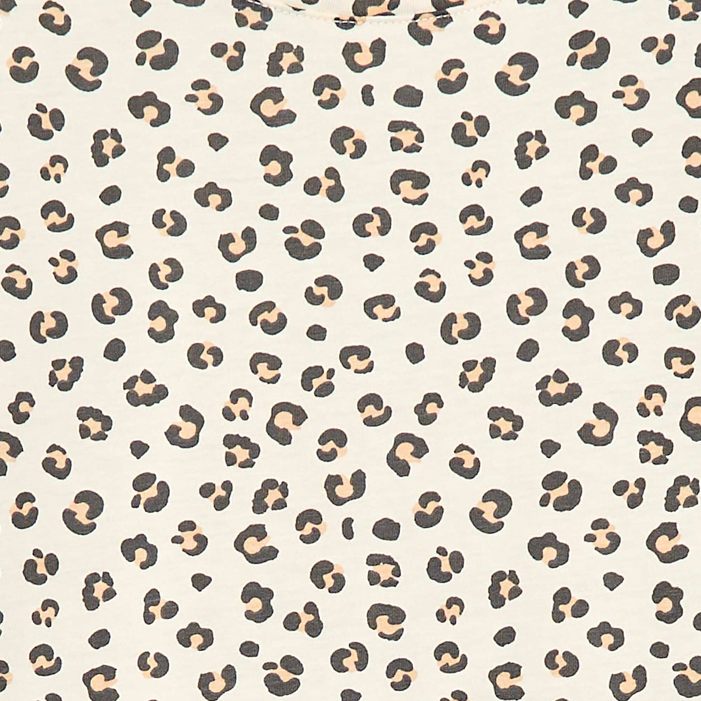 Camiseta de manga corta a rayas BEIGE