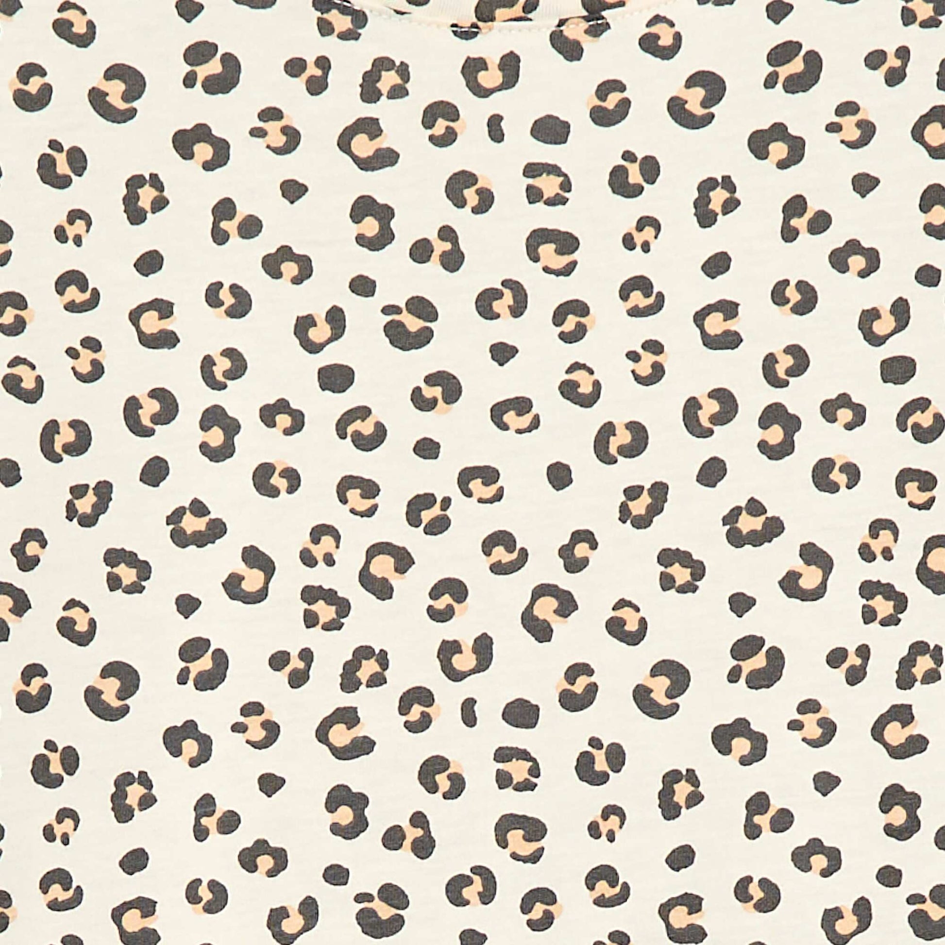 Camiseta de manga corta a rayas BEIGE