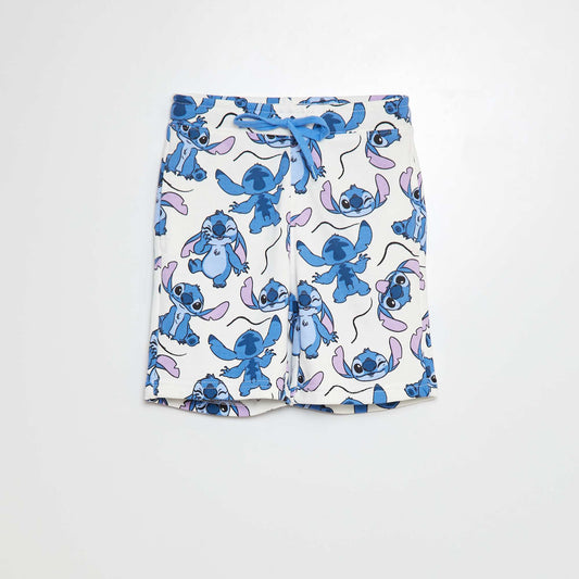 Short de chándal 'Stitch' BLANCO