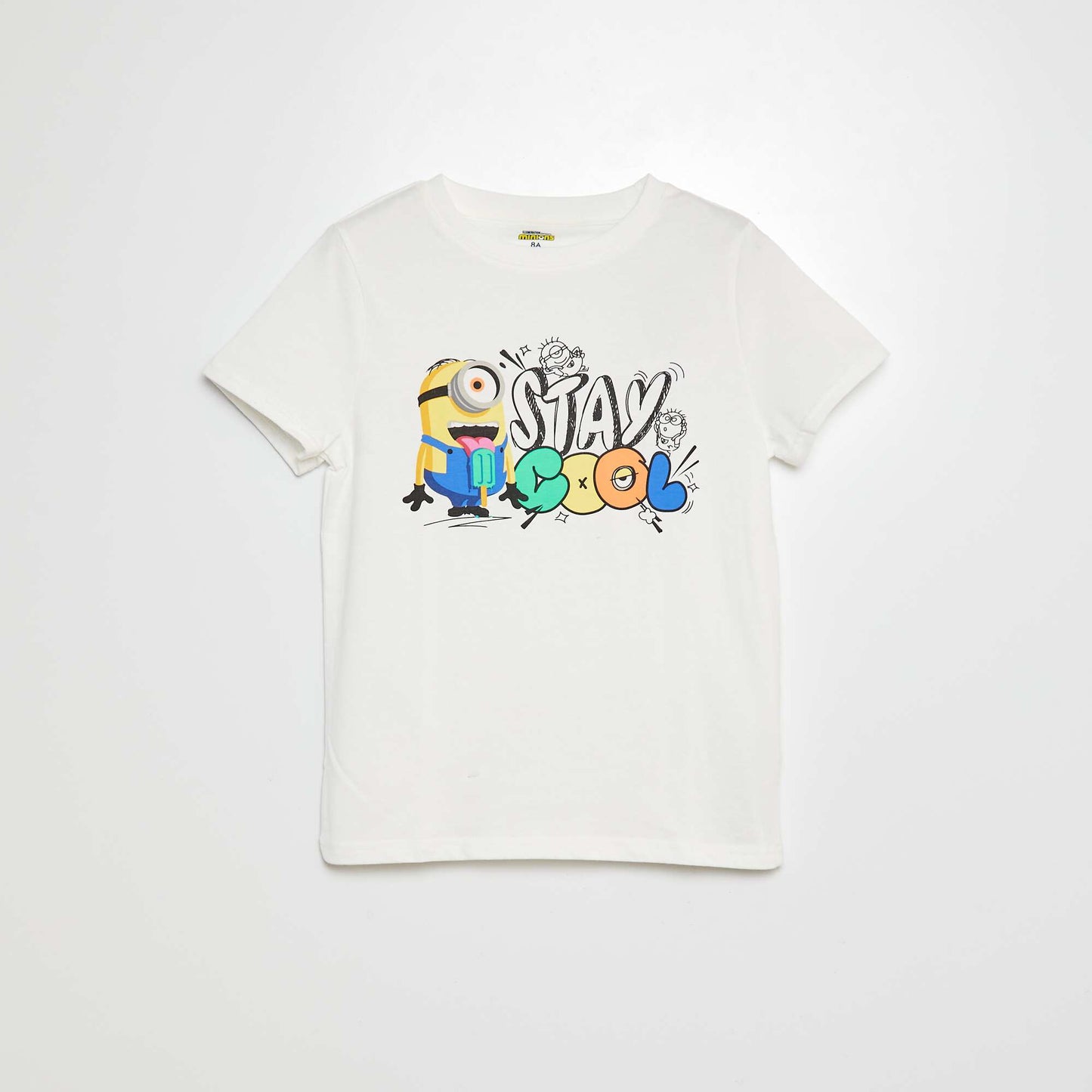 Camiseta estampada 'Minions' BLANCO