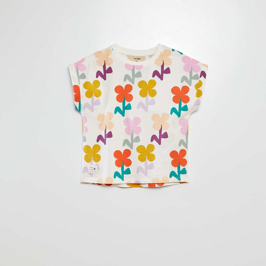 Camiseta estampada de manga corta - Grafik Edition BLANCO
