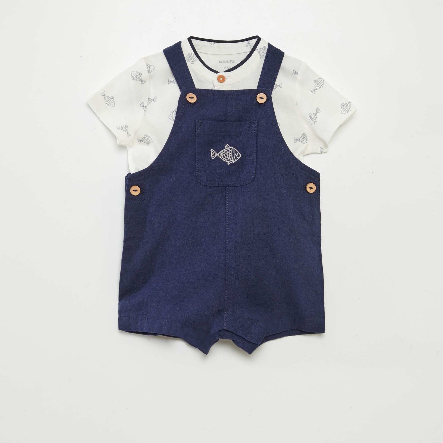 Conjunto de enterito + camiseta - 2 piezas BLANCO