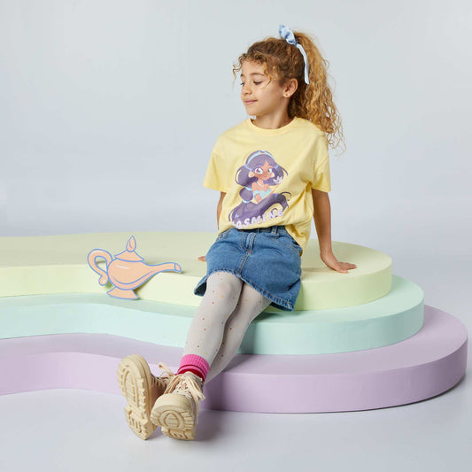 Camiseta 'Jasmín' 'Disney' AMARILLO