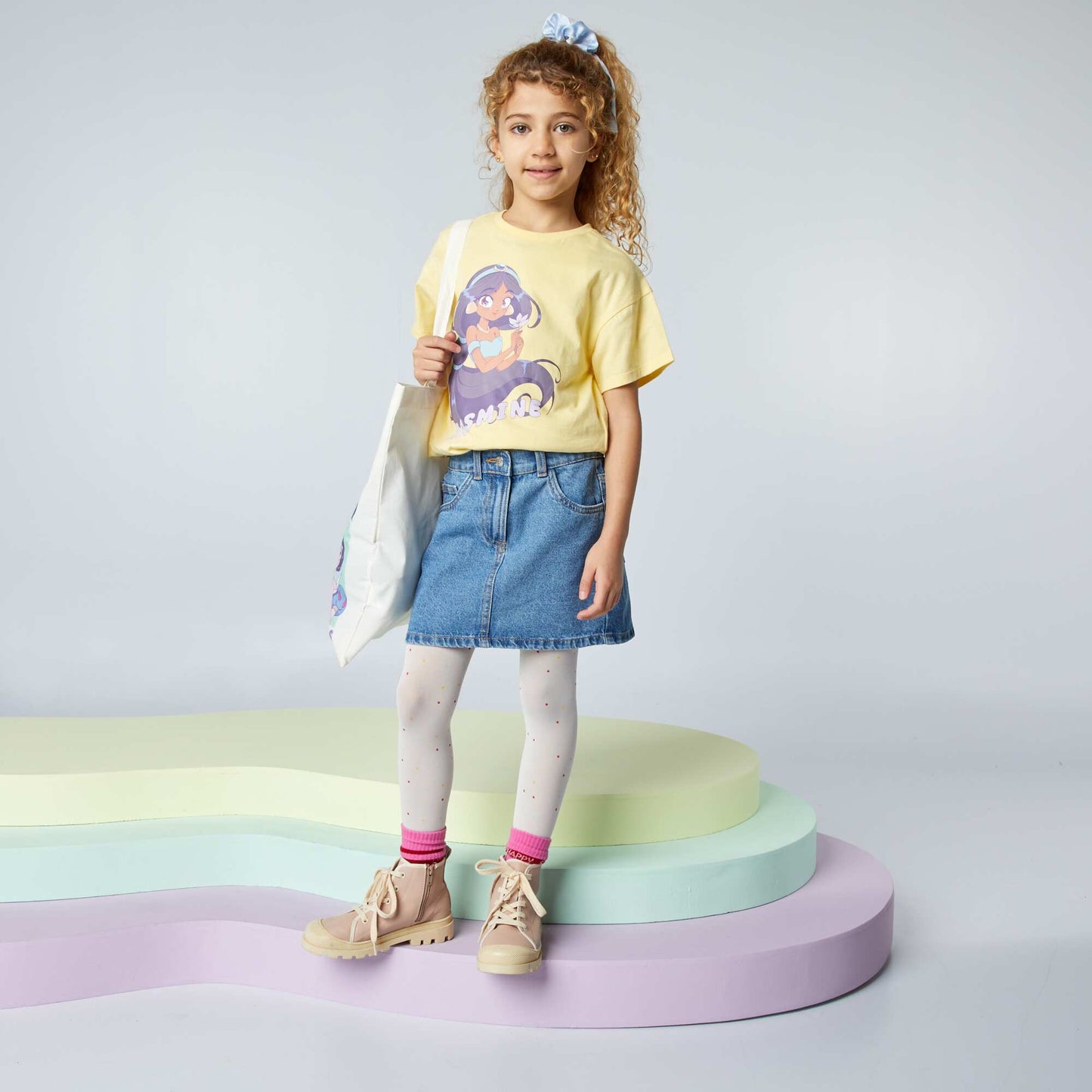 Camiseta 'Jasmín' 'Disney' AMARILLO