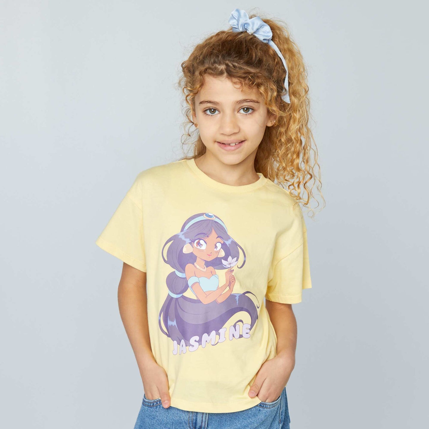 Camiseta 'Jasmín' 'Disney' AMARILLO