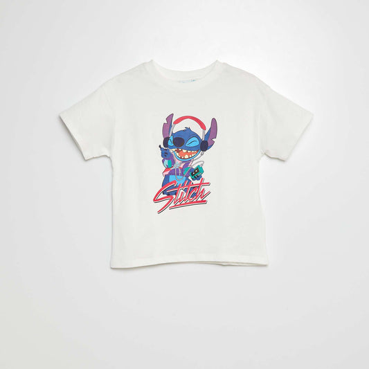 Camiseta de manga corta 'Disney' BLANCO