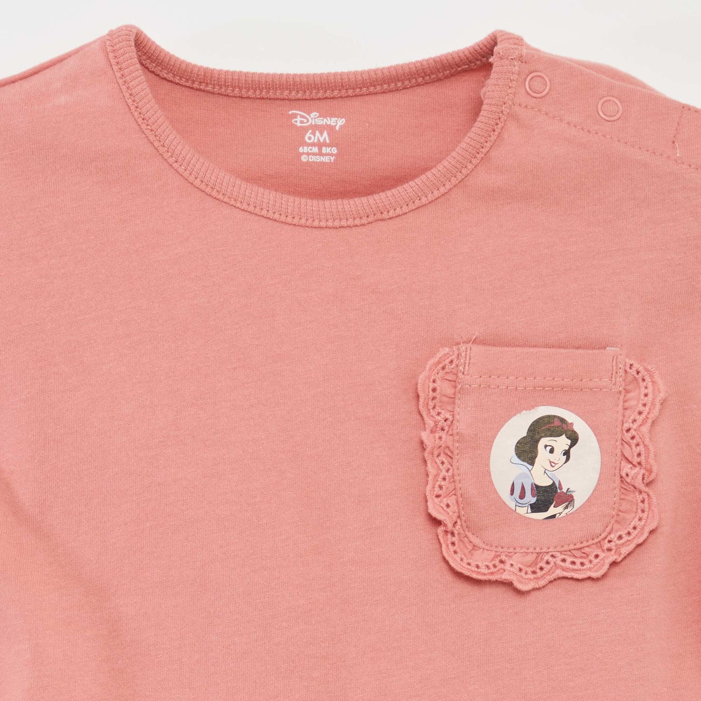 Camiseta estampada 'Blancanieves' ROSA