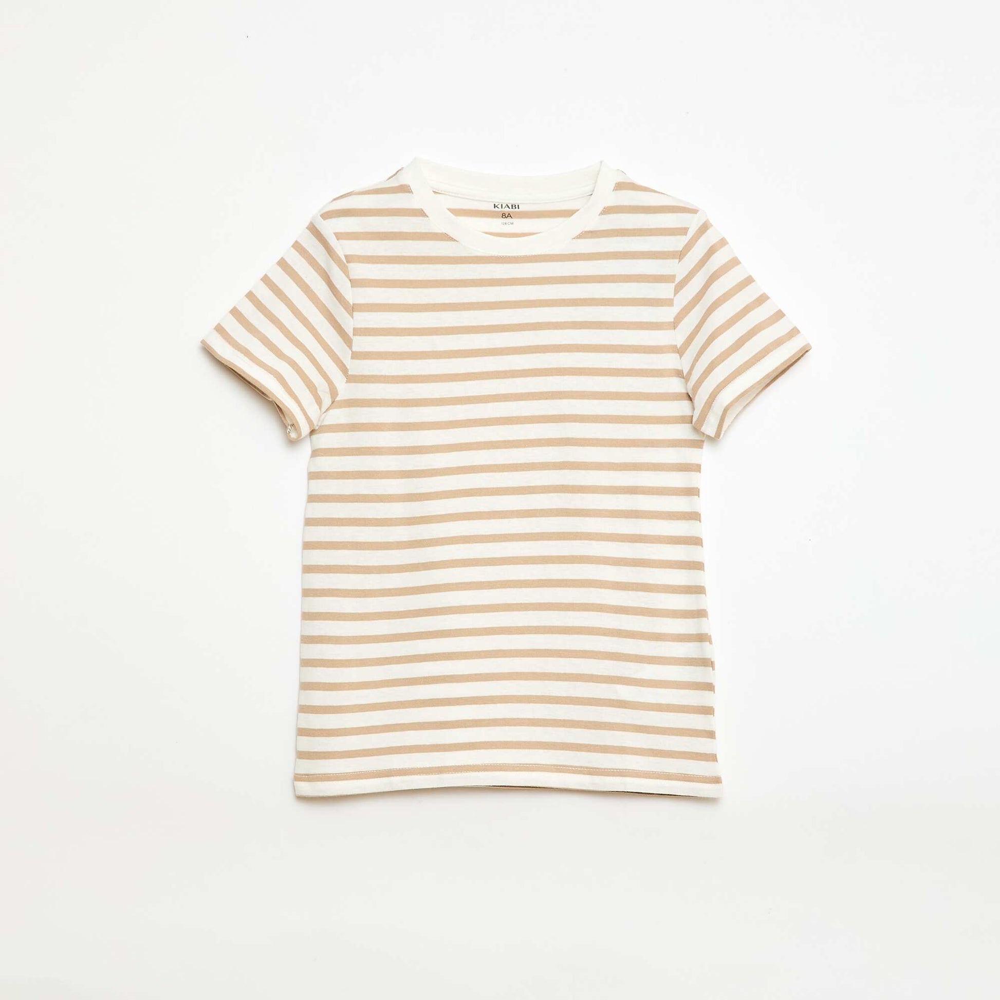 Camiseta estampada de manga corta BEIGE