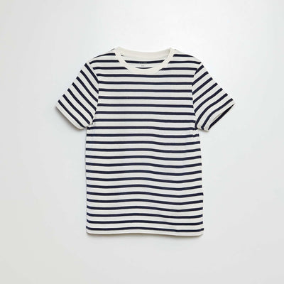 Camiseta estampada de manga corta BEIGE
