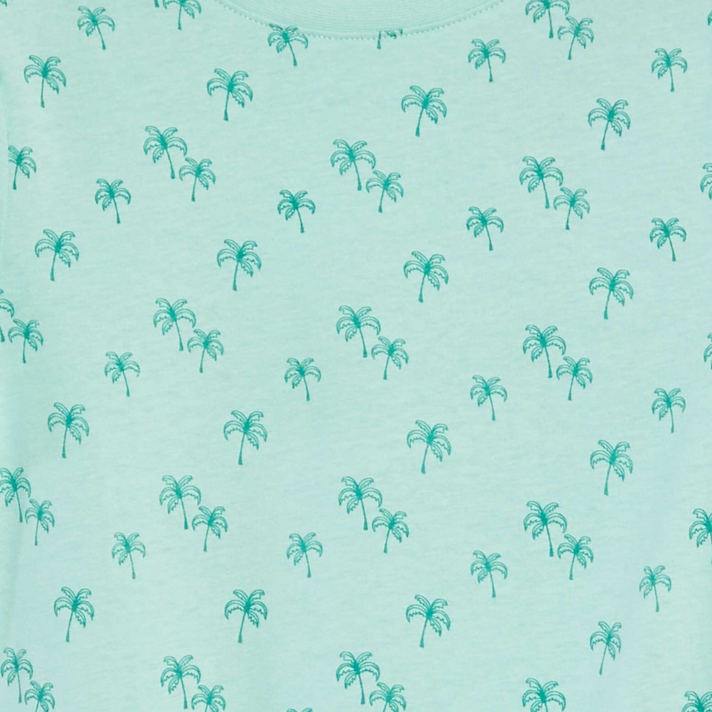 Camiseta estampada de manga corta AZUL