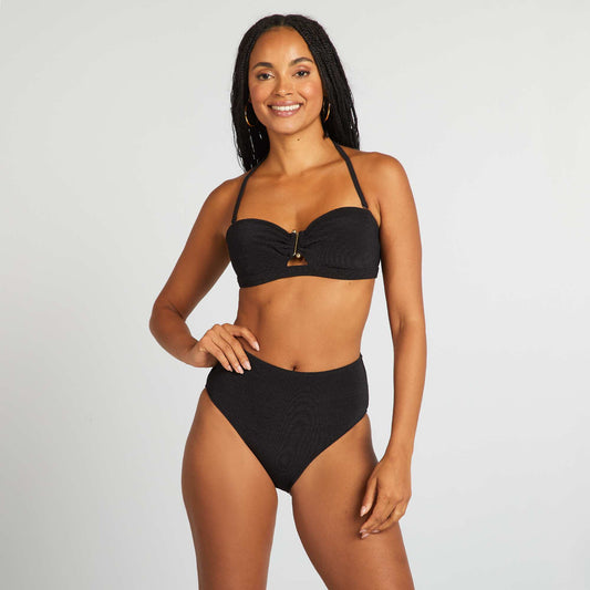 Braguita de bikini alta NEGRO