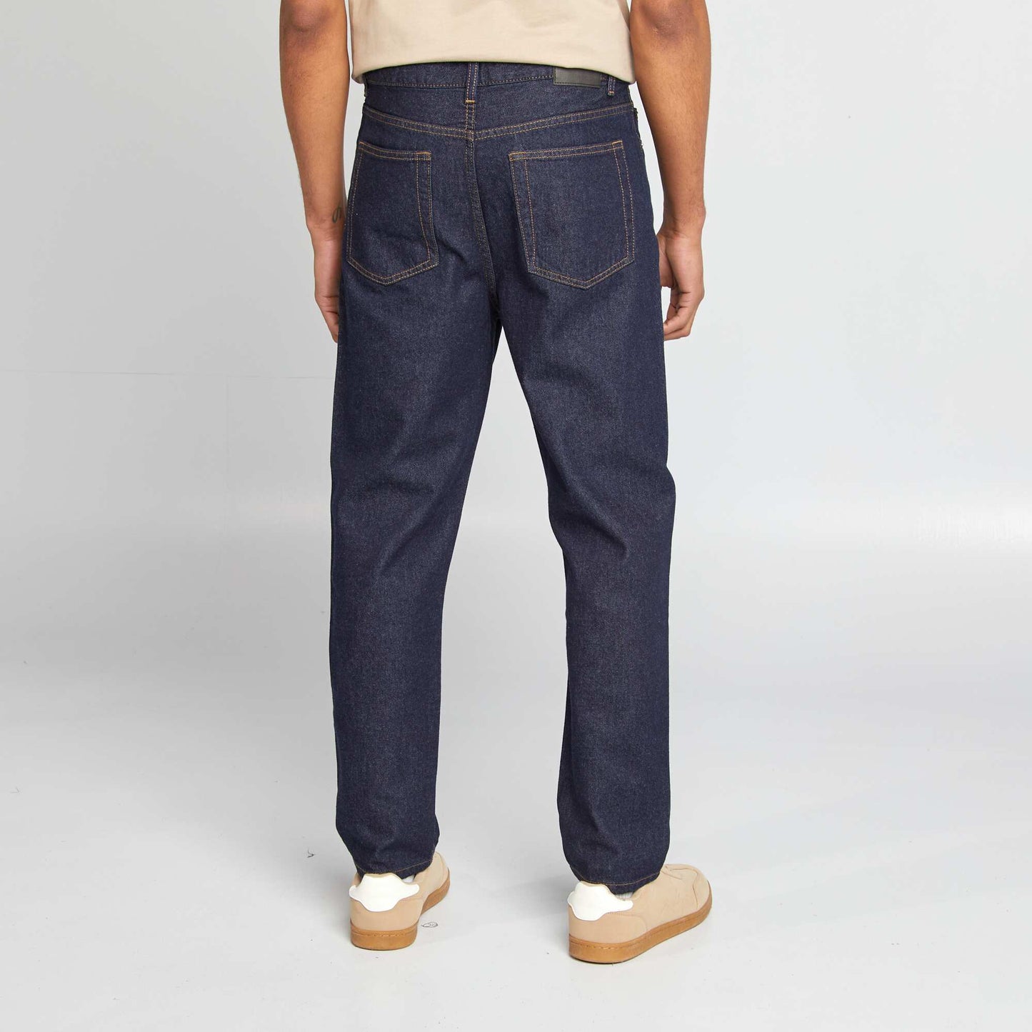 Jean tapered slim ahusado 5 bolsillos AZUL