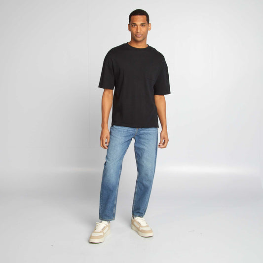 Jean tapered slim ahusado 5 bolsillos AZUL