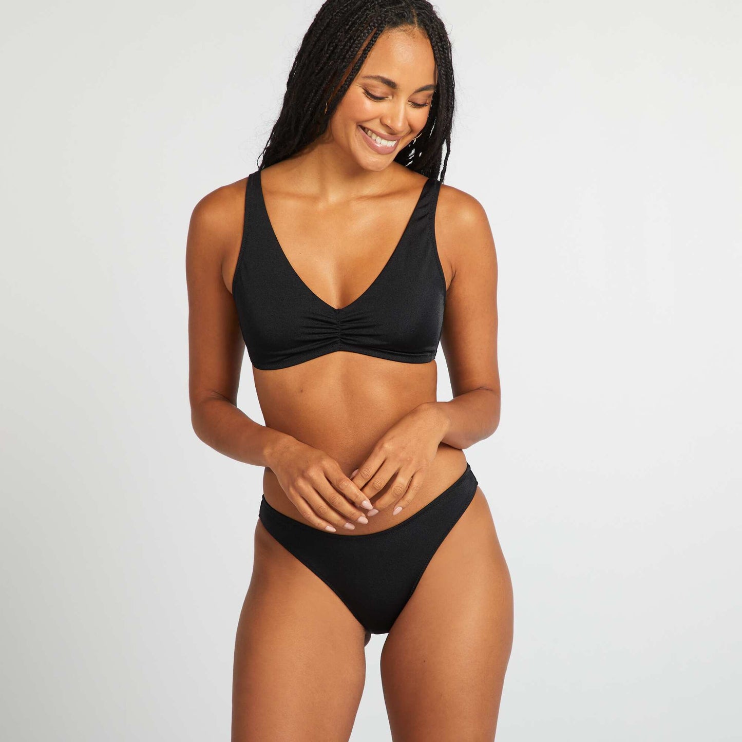 Sujetador de bikini brassière NEGRO