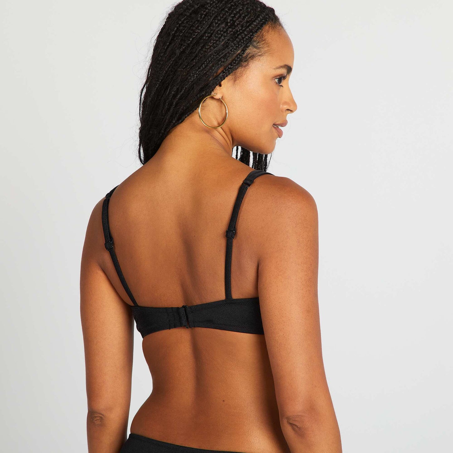 Sujetador de bikini brassière NEGRO