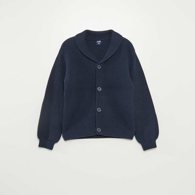 Chaqueta de punto tricotado AZUL