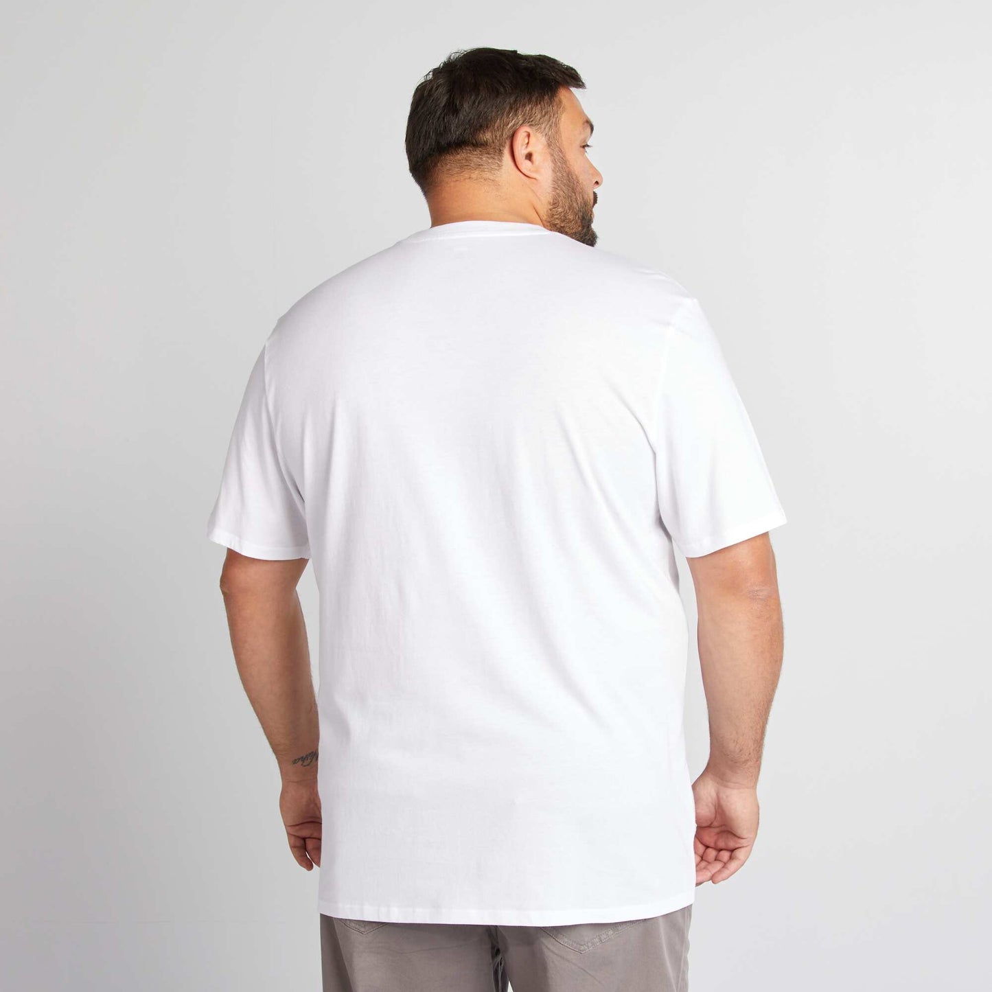 Camiseta estampada 'Capitán América' 'Marvel' BLANCO