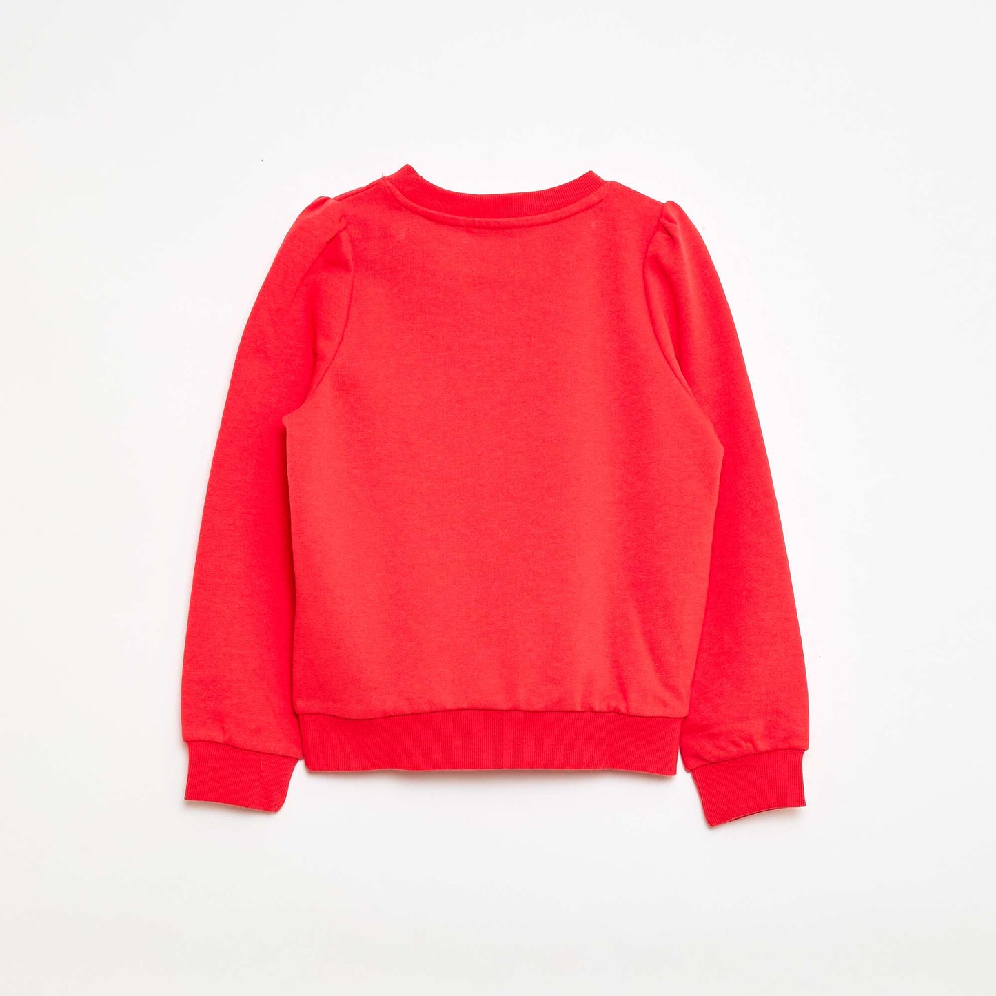 Buzo de chándal lisa corazón bordado ROJO