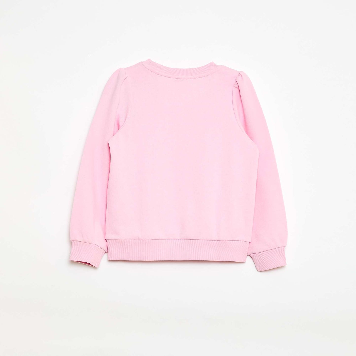 Buzo de chándal lisa corazón bordado ROSA