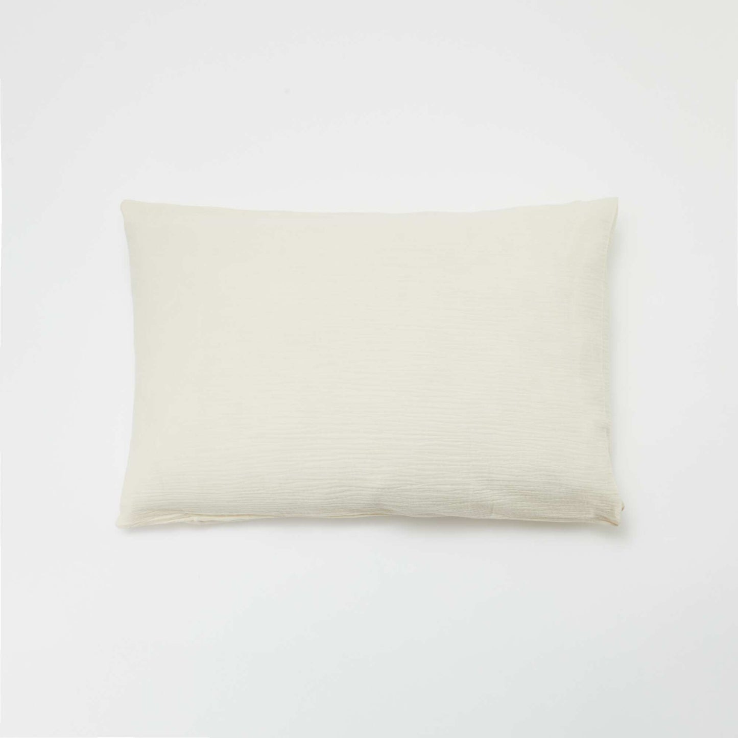 Funda de almohada gasa de algodón 50 x 70 o 63 x 63 cm - Kiabi Home BEIGE