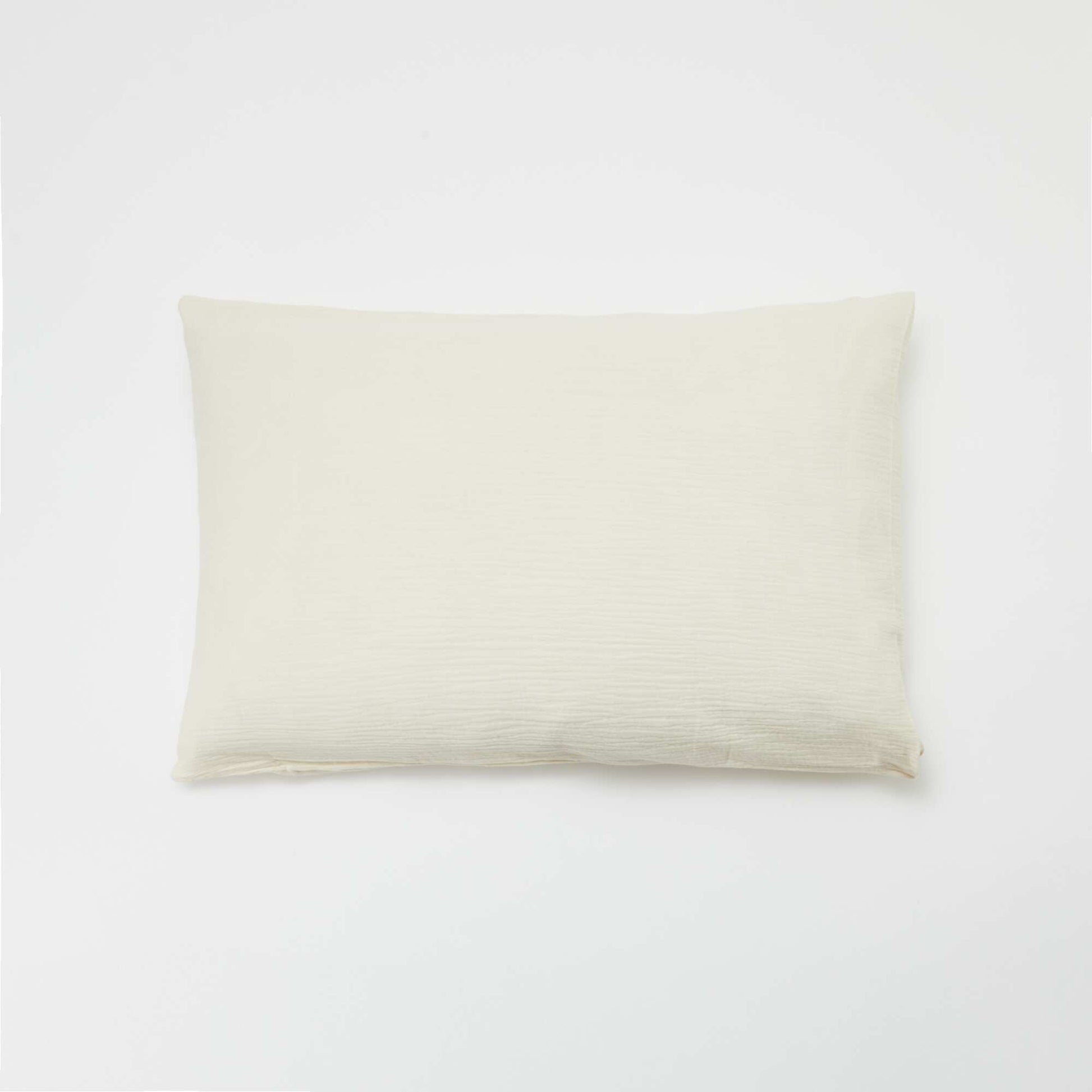 Funda de almohada gasa de algodón 50 x 70 o 63 x 63 cm - Kiabi Home BEIGE