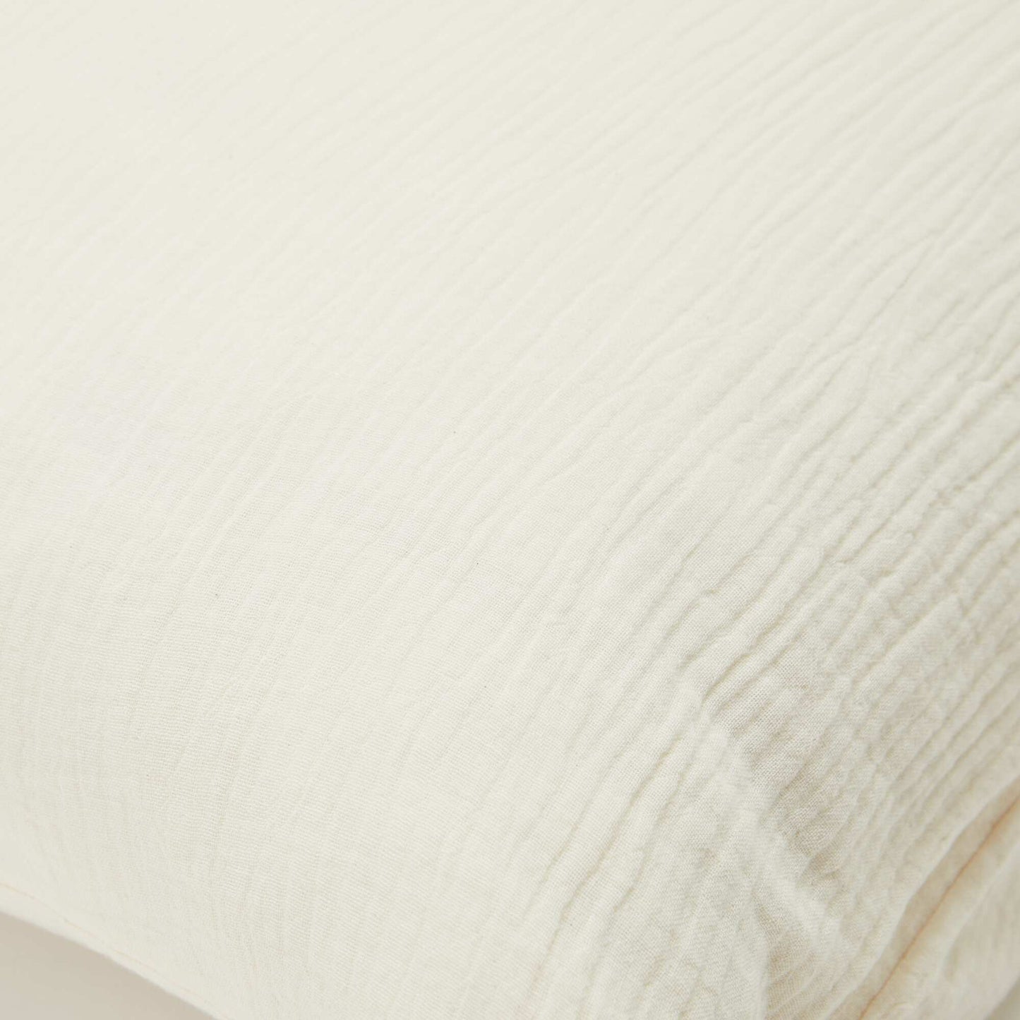 Funda de almohada gasa de algodón 50 x 70 o 63 x 63 cm - Kiabi Home BEIGE