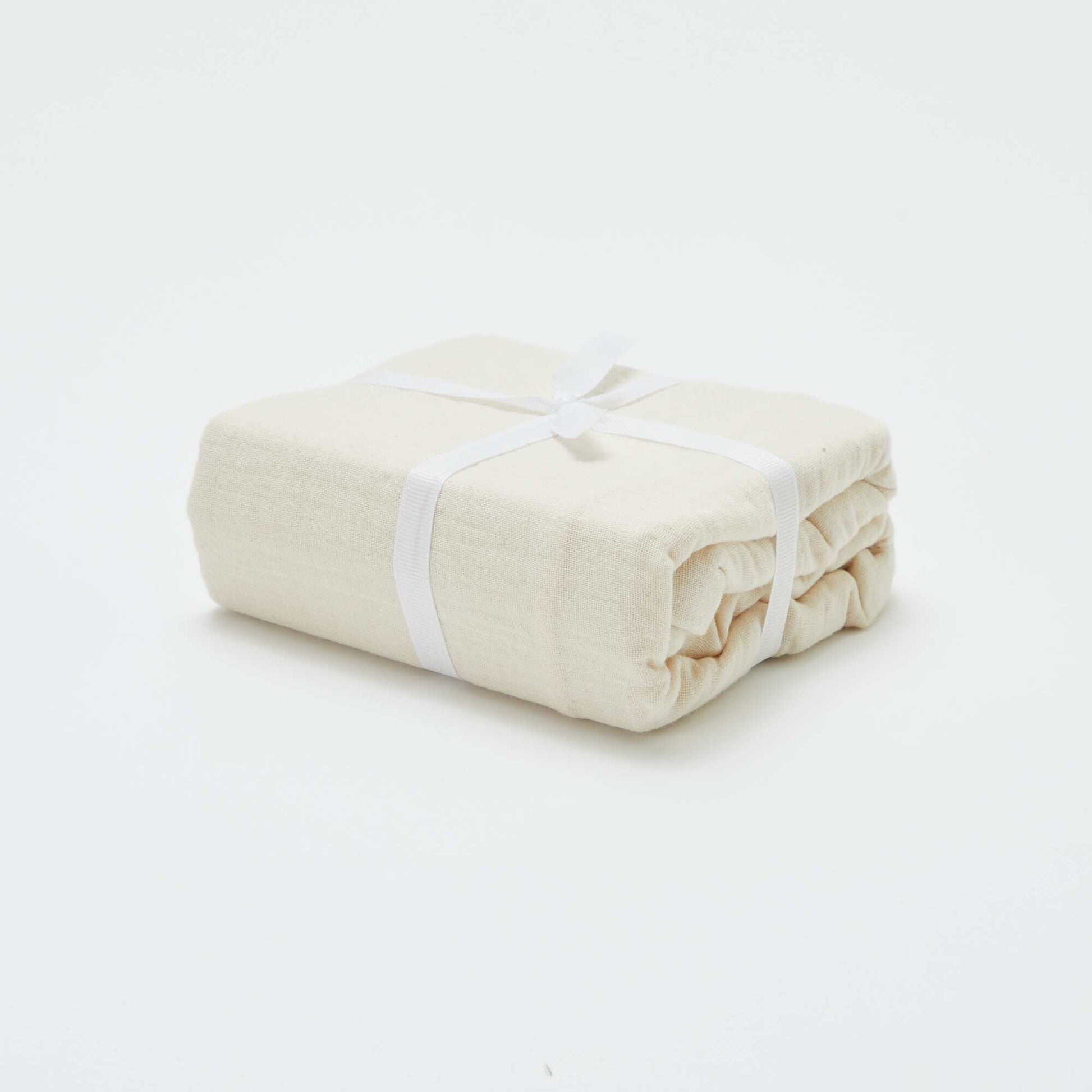 Funda de almohada gasa de algodón 50 x 70 o 63 x 63 cm - Kiabi Home BEIGE