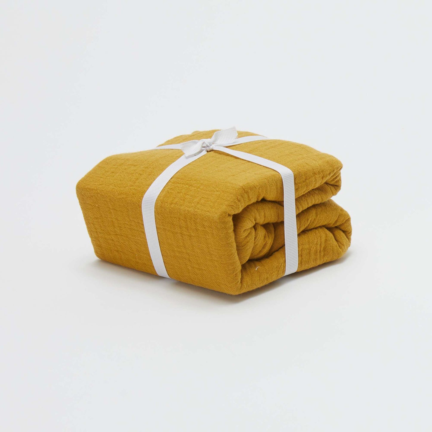 Funda de almohada de gasa de algodón 50 x 70 o 63 x 63 cm - Kiabi Home AMARILLO