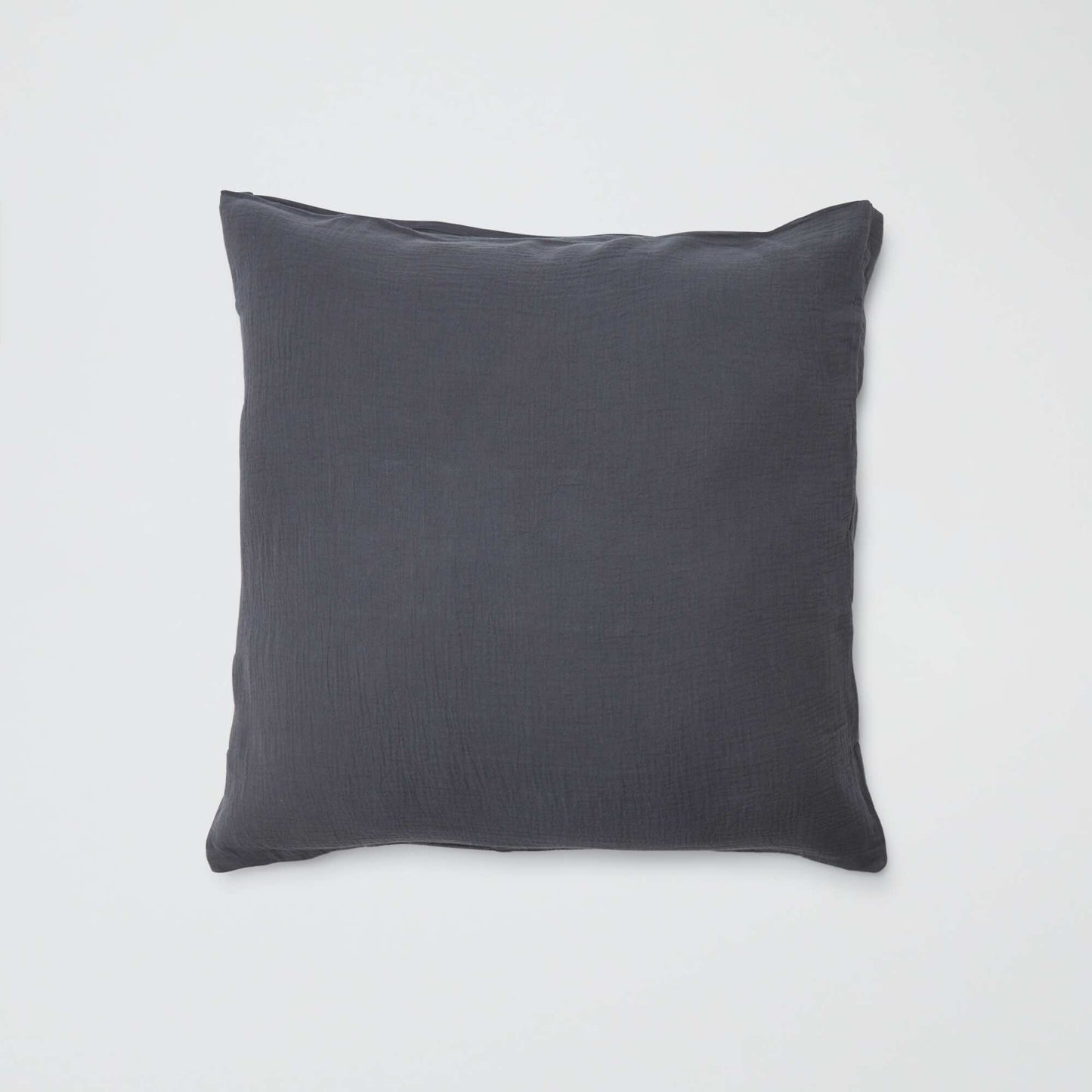 Funda de almohada de gasa de algodón 50 x 70 o 63 x 63 cm - Kiabi Home GRIS