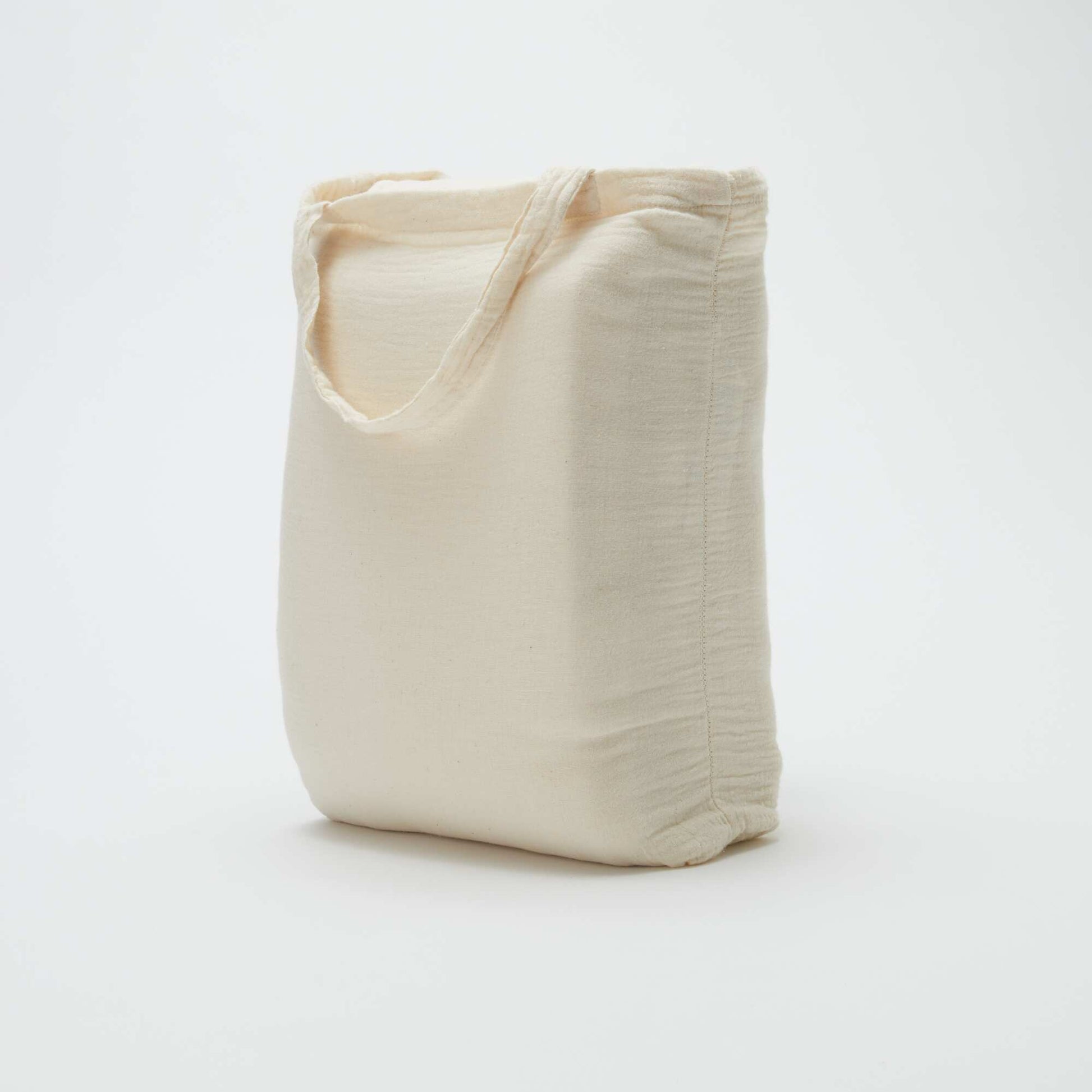 Juego de cama individual (140 x 200 cm) de gasa de algodón - Kiabi Home BEIGE