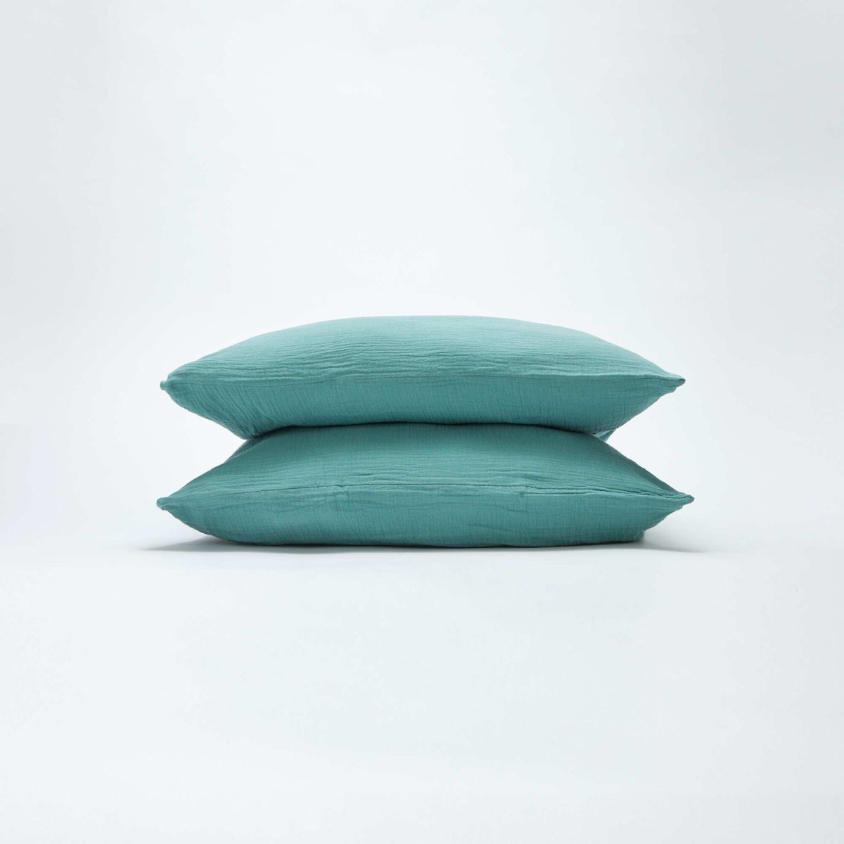 Juego de cama doble (200 x 200 cm) de gasa de algodón - Kiabi Home VERDE