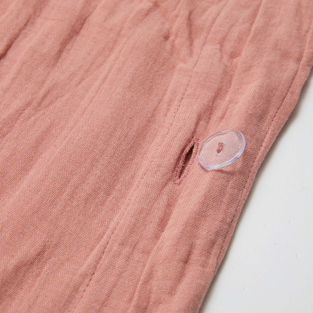 Juego de cama doble (240 x 220 cm) de gasa de algodón - Kiabi Home ROSA