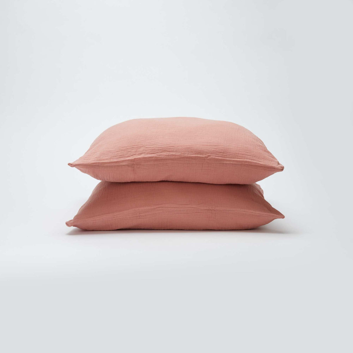 Juego de cama doble (240 x 220 cm) de gasa de algodón - Kiabi Home ROSA