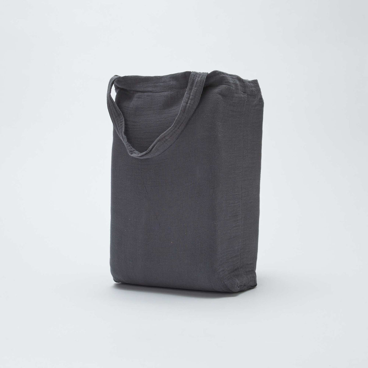 Juego de cama doble (240 x 220 cm) de gasa de algodón - Kiabi Home GRIS