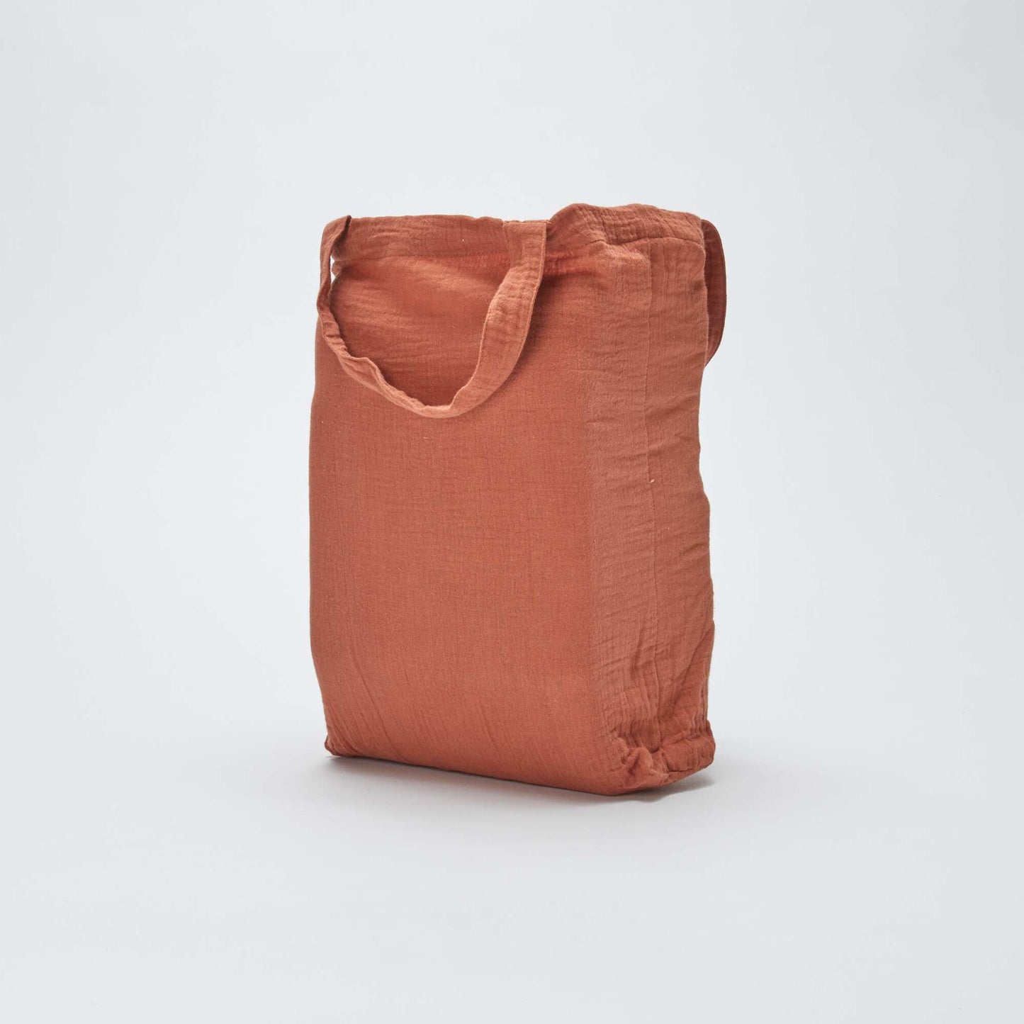 Juego de cama doble (260 x 240 cm) de gasa de algodón - Kiabi Home MARRON