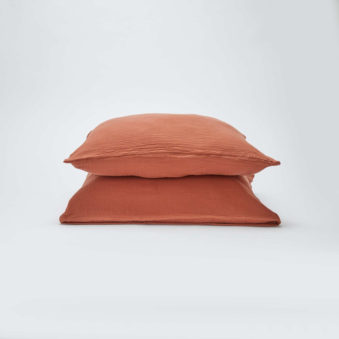 Juego de cama doble (260 x 240 cm) de gasa de algodón - Kiabi Home MARRON