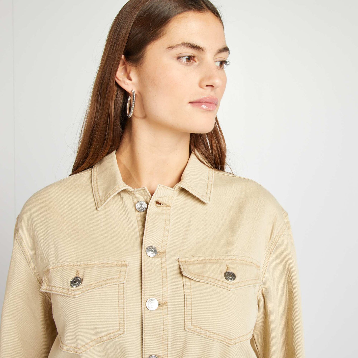 Mono jean largo BEIGE