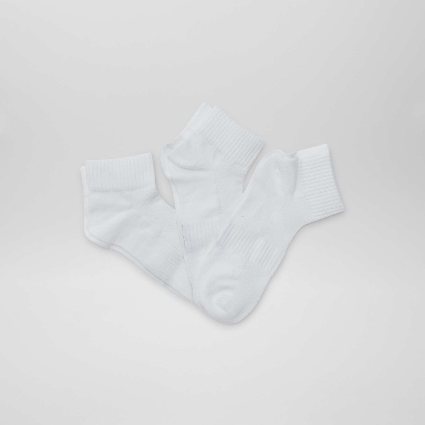 Pack de 3 pares de medias de deporte BLANCO