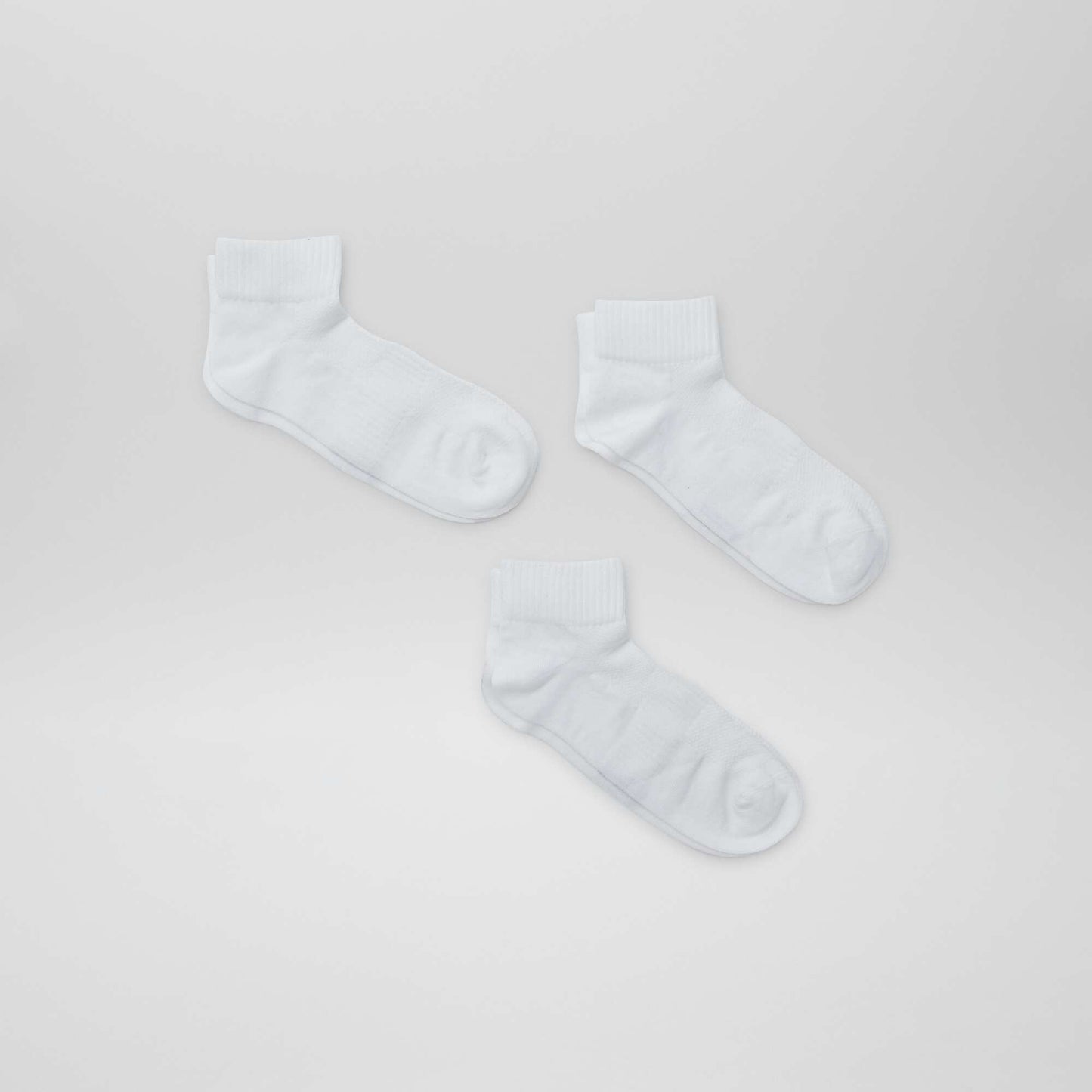 Pack de 3 pares de medias de deporte BLANCO