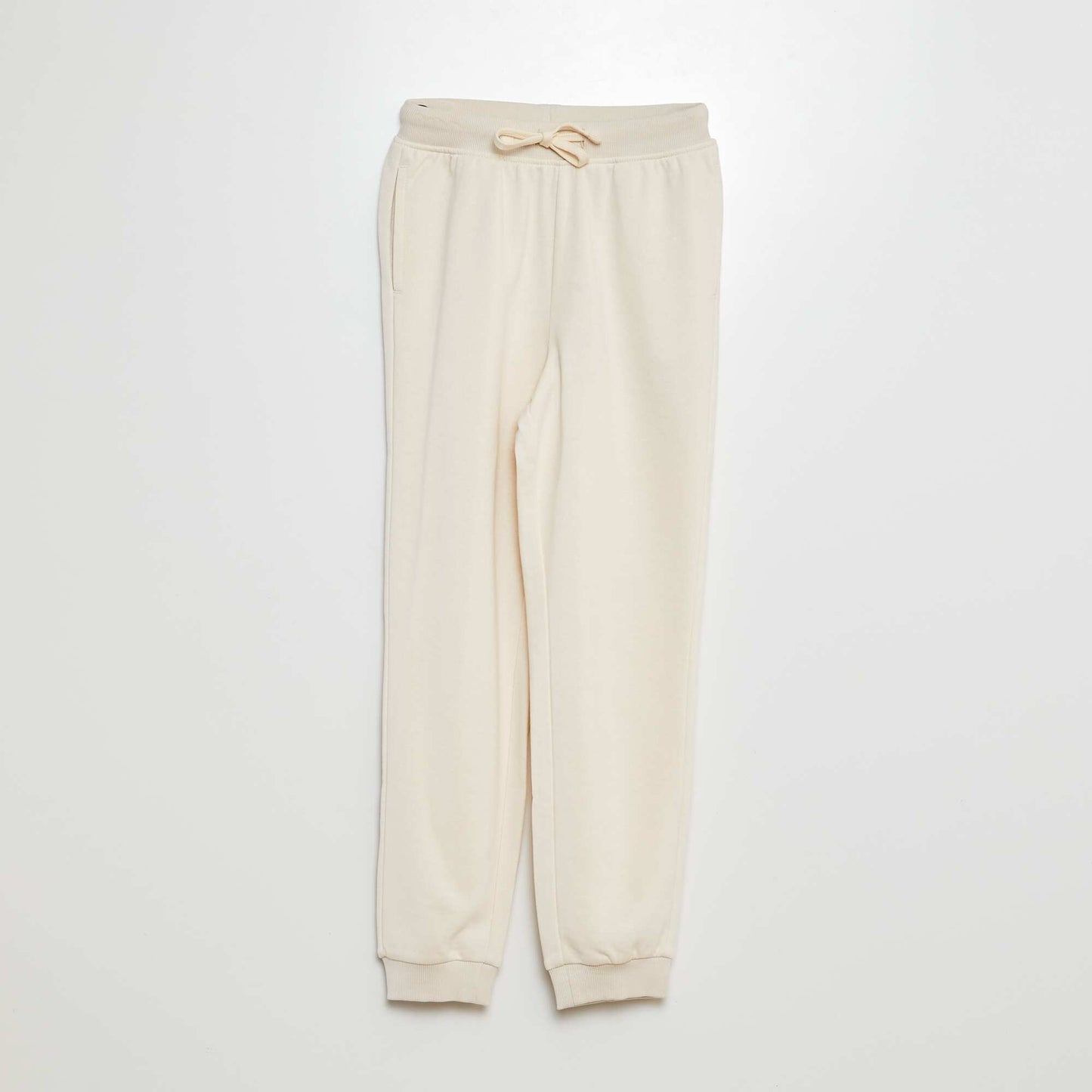 Pantalón de chándal liso ligero BLANCO