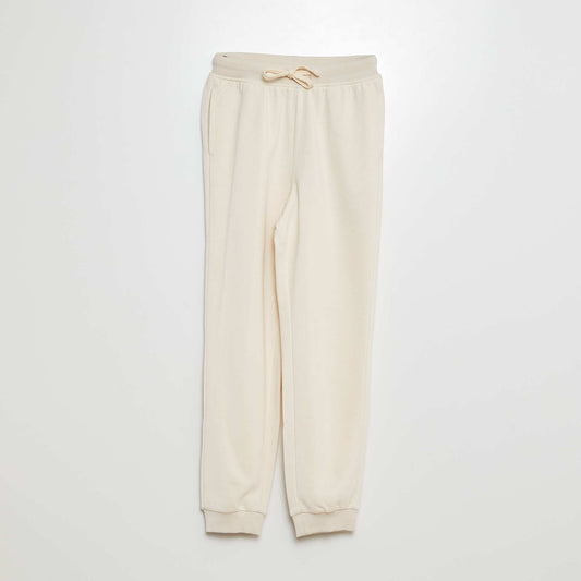 Pantalón de chándal liso ligero BLANCO