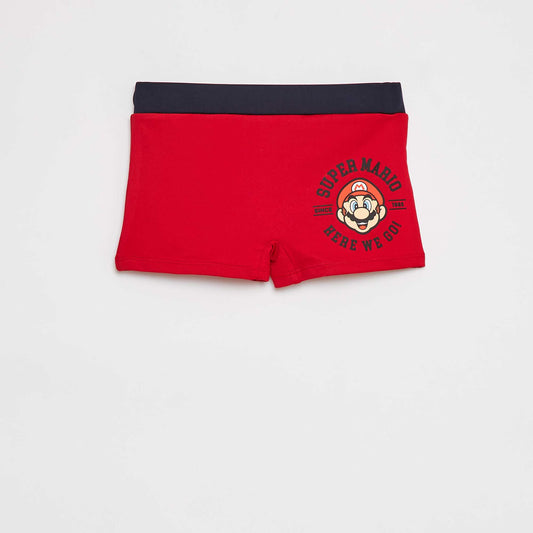 Bañador tipo boxer 'Mario' ROJO