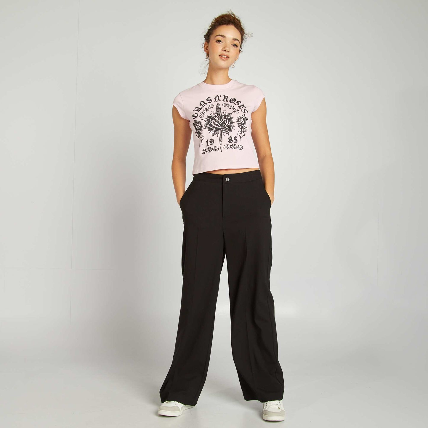 Camiseta estampada 'Guns N'Roses' ROSA