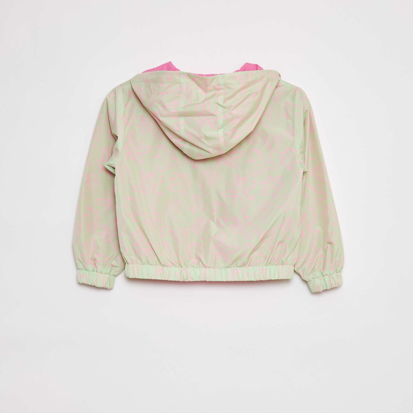 Cortavientos reversible y plegable VERDE