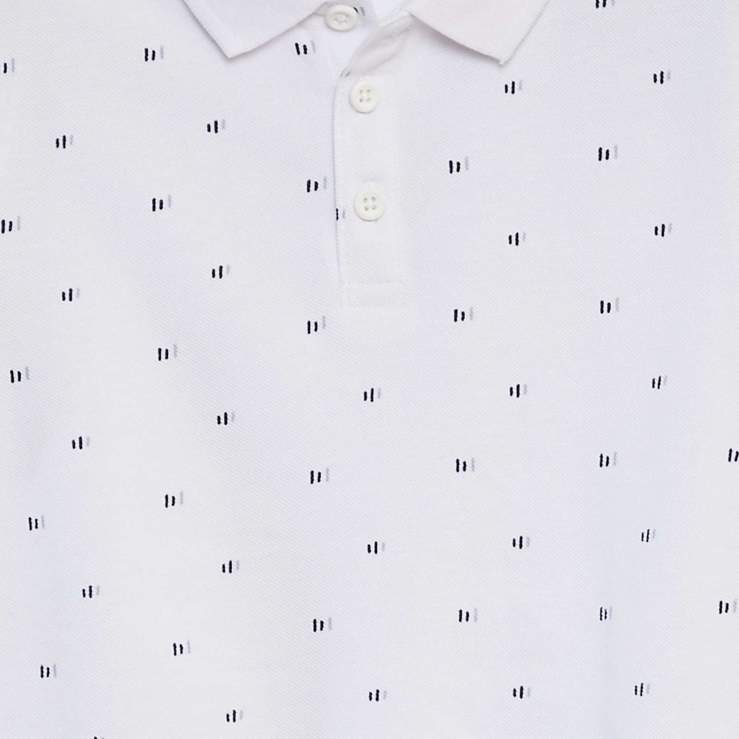 Remera de punto de piqué BLANCO