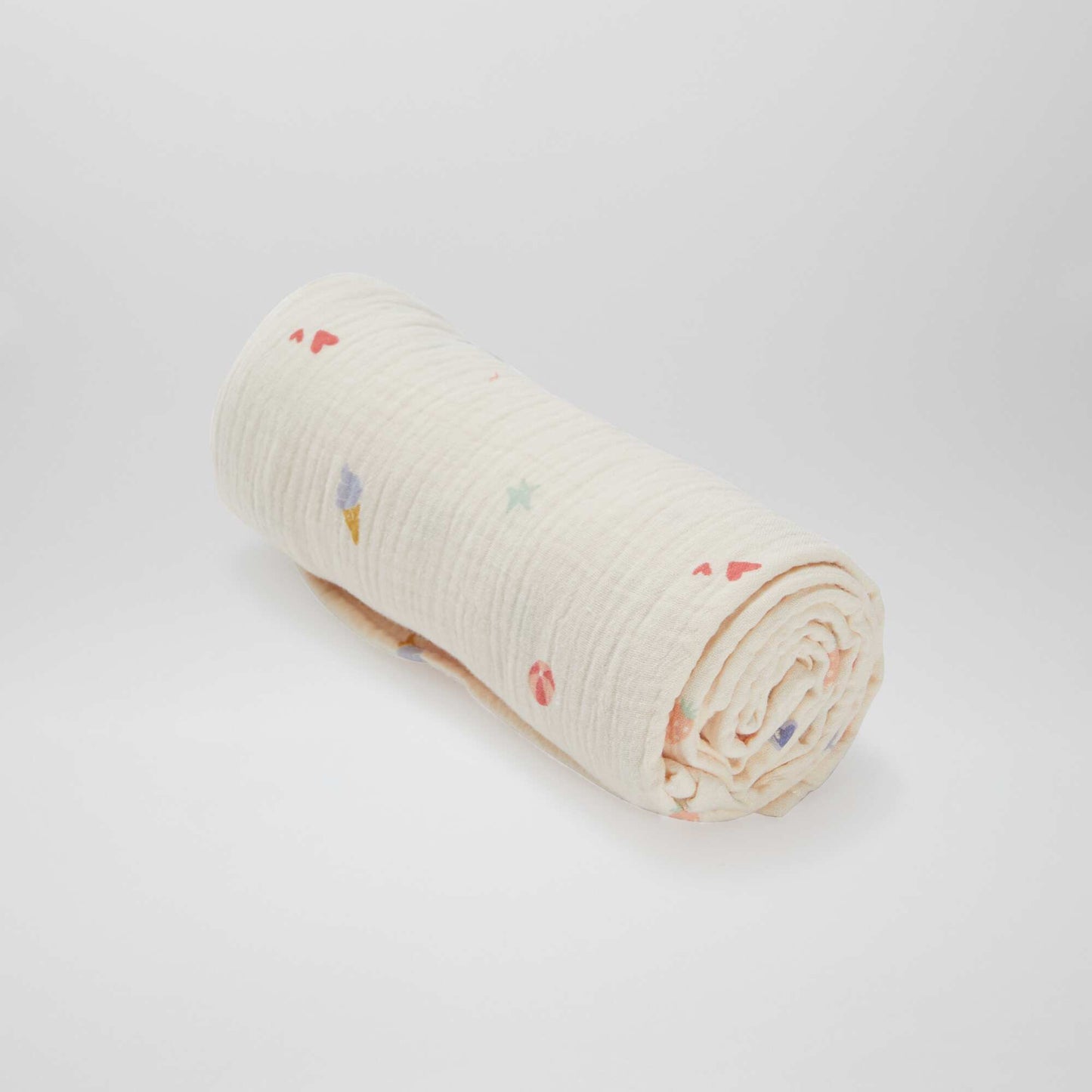 Pack de 3 muselinas - 2 de 60 x 60 y 1 de 100 x 120 cm BLANCO