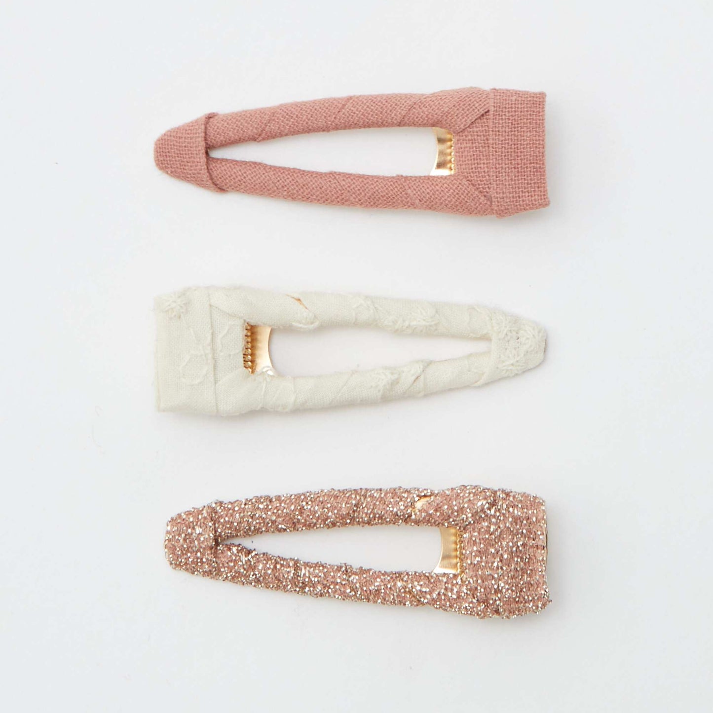 Pinzas de tela - Pack de 3 ROSA