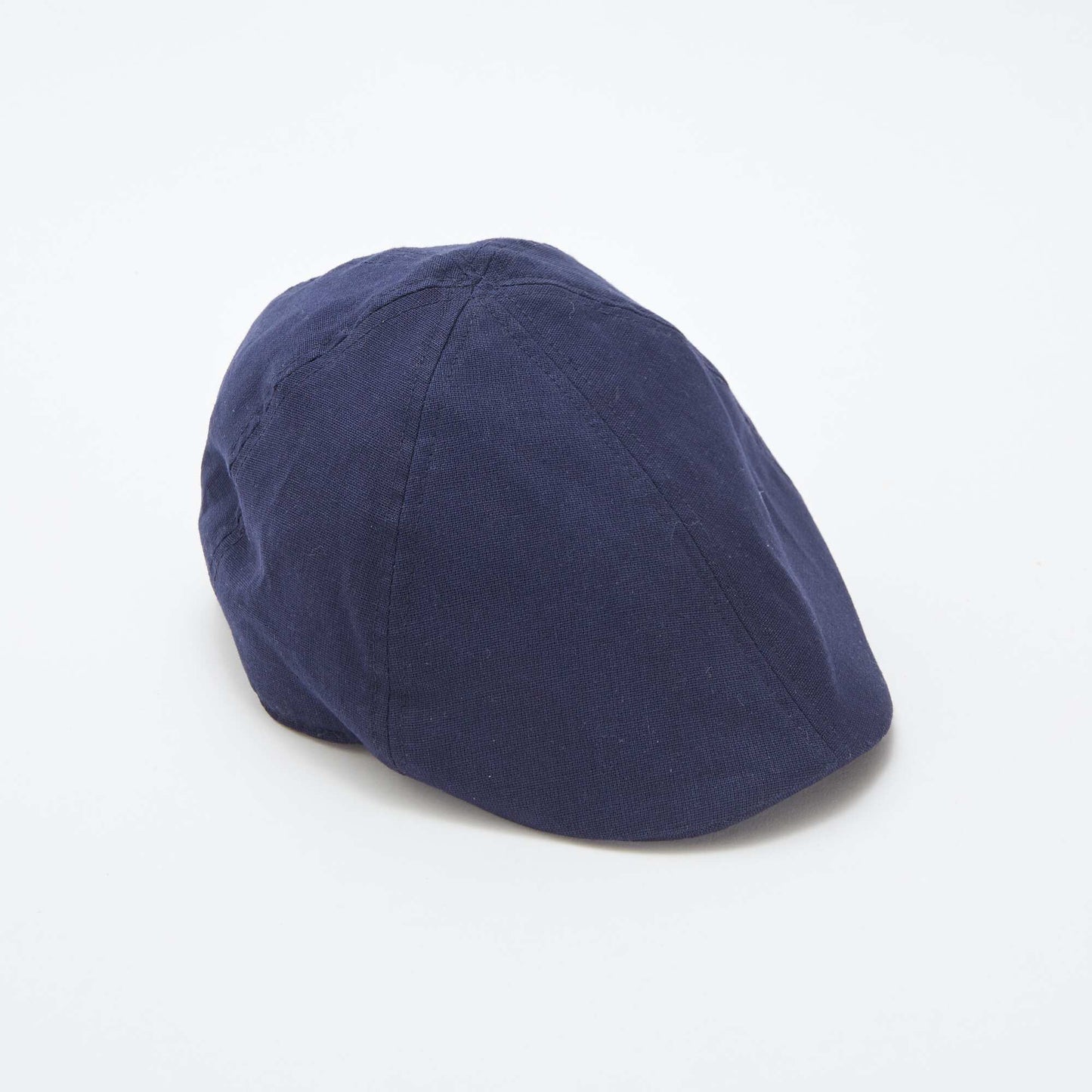 Gorra estilo gavroche efecto lino KAKI