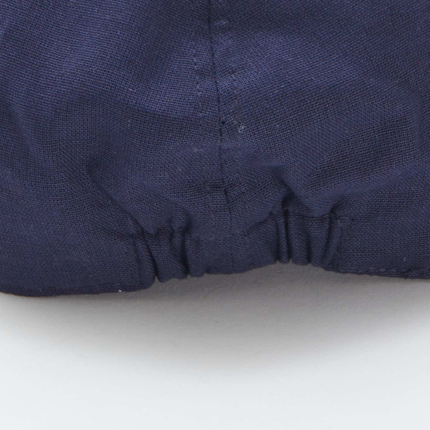 Gorra estilo gavroche efecto lino KAKI